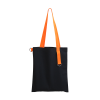 Шоппер Superbag black (чёрный с оранжевым) (Изображение 1)