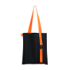 Шоппер Superbag black (чёрный с оранжевым) (Изображение 2)