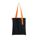 Шоппер Superbag black (чёрный с оранжевым)