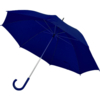Зонт-трость с пластиковой ручкой, механический; темно-синий; D=103 см; нейлон; шелкография (Изображение 1)