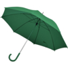 Зонт-трость с пластиковой ручкой, механический; зеленый; D=103 см; 100% полиэстер; шелкография (Изображение 1)