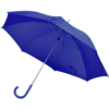 Зонт-трость с пластиковой ручкой, механический; синий; D=103 см; 100% полиэстер; шелкография (Изображение 1)