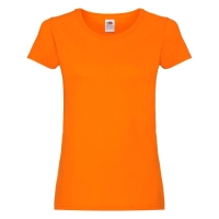 Футболка женская "Original T", оранжевый_XS, 100% х/б, 145 г/м2