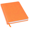 Ежедневник недатированный Bliss, А5,  оранжевый, белый блок, без обреза (Изображение 1)