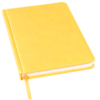 Ежедневник недатированный Bliss, А5,  желтый, белый блок, без обреза (Изображение 1)