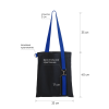 Шоппер Superbag black с ремувкой 4sb (чёрный с синим) (Изображение 3)
