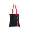 Шоппер Superbag black с ремувкой 4sb (чёрный с красным) (Изображение 1)