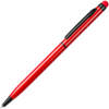 TOUCHWRITER  BLACK, ручка шариковая со стилусом для сенсорных экранов, красный/черный, алюминий (Изображение 1)