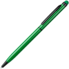 TOUCHWRITER  BLACK, ручка шариковая со стилусом для сенсорных экранов, зеленый/черный, алюминий (Изображение 1)