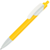TRIS, ручка шариковая, ярко-желтый корпус/белый, пластик (Изображение 1)