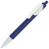 TRIS, ручка шариковая, ярко-синий корпус/белый, пластик (Изображение 1)