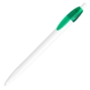 X-1, ручка шариковая, зеленый/белый, пластик (Изображение 1)