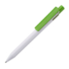 Ручка шариковая Zen, белый/лаймовый, пластик (Изображение 1)