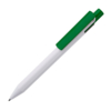 Ручка шариковая Zen, белый/зеленый, пластик (Изображение 1)