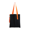 Шоппер Superbag black с ремувкой 4sb (чёрный с оранжевым) (Изображение 2)