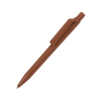 Ручка шариковая DOT, коричневый, матовое покрытие, пластик (Изображение 1)