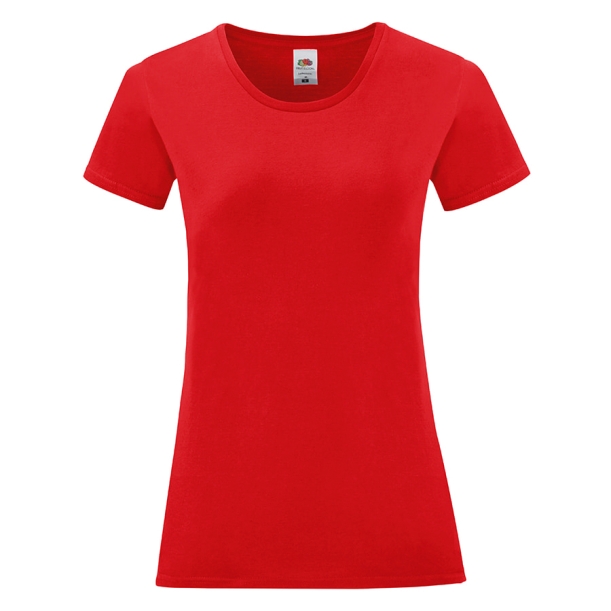 Футболка "Ladies Iconic", красный, S, 100% хлопок, 150 г/м2 (Изображение 1)