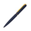 FARO, ручка шариковая, темно-синий/золотистый, металл, пластик, софт-покрытие (Изображение 1)