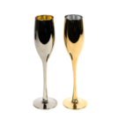 Набор бокалов для шампанского MOON&amp;amp;SUN (2шт), золотой и серебяный, 26,5х25,3х9,5см, стекло
