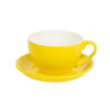 Чайная/кофейная пара CAPPUCCINO, желтый, 260 мл, фарфор (Изображение 1)