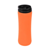 Термокружка FLOCK;  450 мл; оранжевый; пластик/металл (Изображение 1)