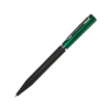 M1, ручка шариковая, черный/зеленый, пластик, металл, софт-покрытие (Изображение 1)