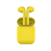 Наушники беспроводные с зарядным боксом TWS AIR SOFT, цвет желтый  (Изображение 1)