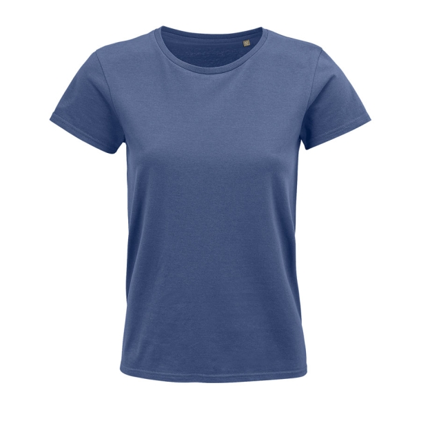 Футболка женская "CRUSADER WOMEN", деним, 2XL, 100% органический хлопок, 150 г/м2 (Изображение 1)