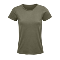 Футболка женская "CRUSADER WOMEN", хаки, XXL, 100% органический хлопок, 150 г/м2