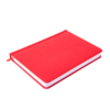 Ежедневник недатированный Campbell, А5,  красный, белый блок (Изображение 1)