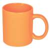 Кружка; оранжевый; 320 мл; тонкая керамика; деколь (Изображение 1)