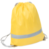 Рюкзак мешок со светоотражающей полосой RAY, жёлтый, 35*41 см, полиэстер 210D (Изображение 1)