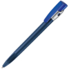 KIKI FROST SILVER, ручка шариковая, синий/серебристый, пластик (Изображение 1)