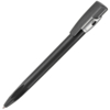 KIKI FROST SILVER, ручка шариковая, черный/серебристый, пластик (Изображение 1)