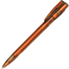 KIKI LX, ручка шариковая, прозрачный коричневый, пластик (Изображение 1)