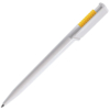 OCEAN, ручка шариковая, желтый/белый, пластик (Изображение 1)