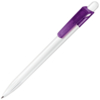 SYMPHONY, ручка шариковая, фростированный сиреневый/белый, пластик (Изображение 1)