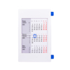 Календарь настольный на 2 года; белый с синим; 18х11 см; пластик; тампопечать, шелкография (Изображение 1)