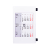 Календарь настольный на 2 года; белый с черным; 18х11 см; пластик; тампопечать, шелкография (Изображение 1)