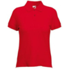 Поло "Lady-Fit Polo", красный_XS, 97% х/б, 3% эластан, 220 г/м2 (Изображение 1)