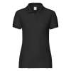 Поло "Lady-Fit 65/35 Polo", черный_XL, 65% п/э, 35% х/б, 180 г/м2 (Изображение 1)