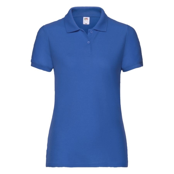 Поло "Lady-Fit 65/35 Polo", ярко-синий_М, 65% п/э, 35% х/б, 180 г/м2 (Изображение 1)
