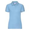 Поло "Lady-Fit 65/35 Polo", небесно-голубой_XS, 65% п/э, 35% х/б, 180 г/м2 (Изображение 1)