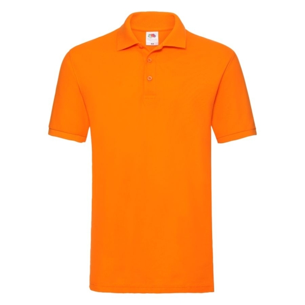 Поло "Premium Polo", оранжевый_XL, 100% х/б, 180 г/м2 (Изображение 1)