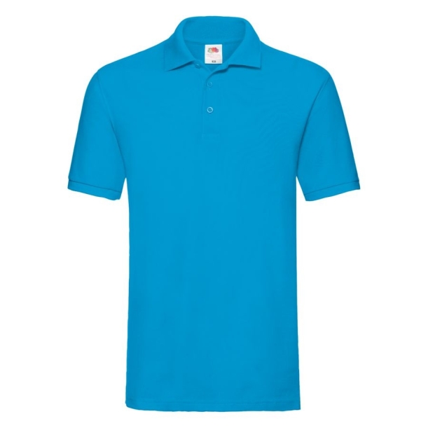 Поло "Premium Polo", лазурно-голубой_S, 100% х/б, 180 г/м2 (Изображение 1)