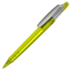 OTTO FROST SAT, ручка шариковая, фростированный желтый/серебристый клип, пластик (Изображение 1)