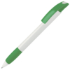 NOVE, ручка шариковая с грипом, зеленый/белый, пластик (Изображение 1)