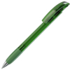 NOVE LX, ручка шариковая с грипом, прозрачный зеленый/хром, пластик (Изображение 1)