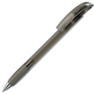 NOVE LX, ручка шариковая с грипом, прозрачный серый/хром, пластик