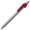 SNAKE, ручка шариковая, красный, серебристый корпус, металл (Изображение 1)